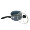 Kiam Marble Coated Nonstick Saucepan with Tempered Glass Lid| 18cm