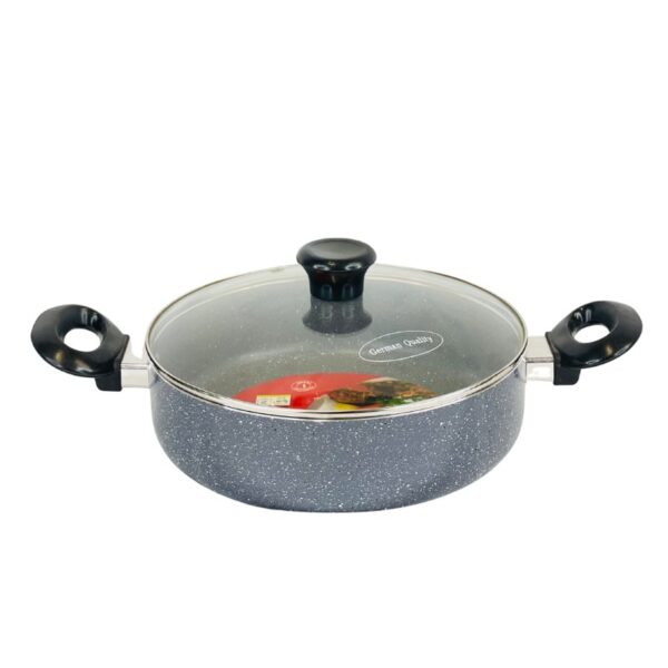 Kiam Marble Coated Non-stick Multipan With Glass Lid 26cm