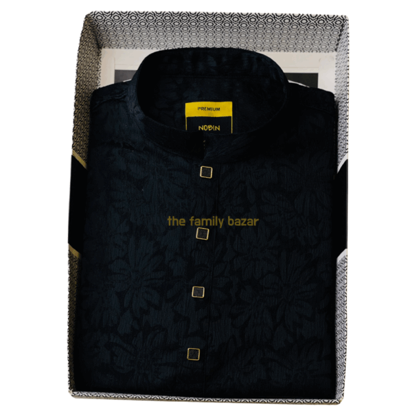 PREMIUM Quality Black Panjabi Collection | NOBIN