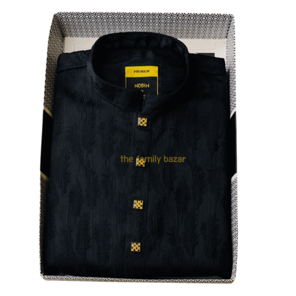 PREMIUM Black Panjabi Collection in Bangladesh | NOBIN