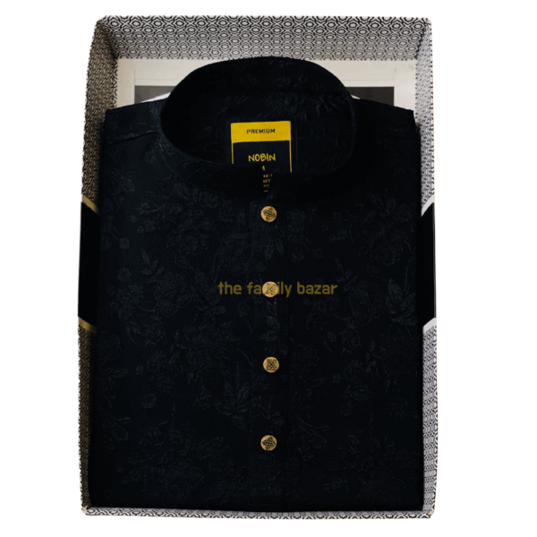 PREMIUM Quality Black Panjabi Collection | NOBIN