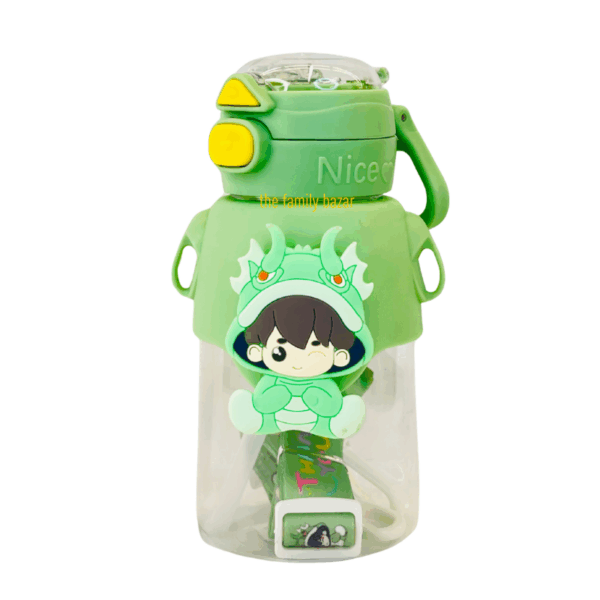 Multi-Color Plastic Water Bottle (500mL) - Image 3