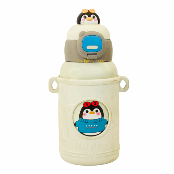 Kids Multi-Color Happy Water Bottle (500mL) - Image 3