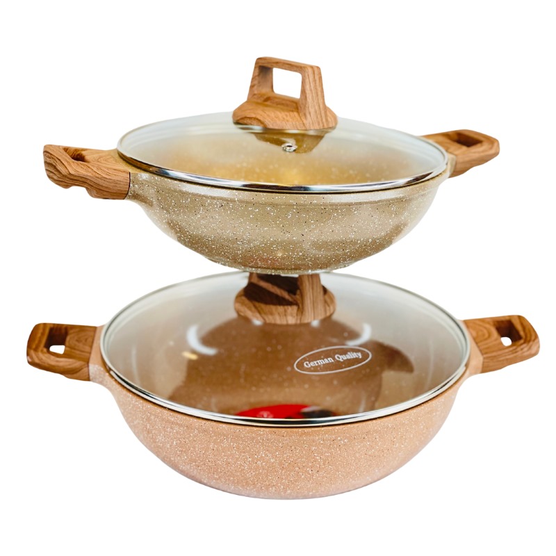 kiam wok pan double