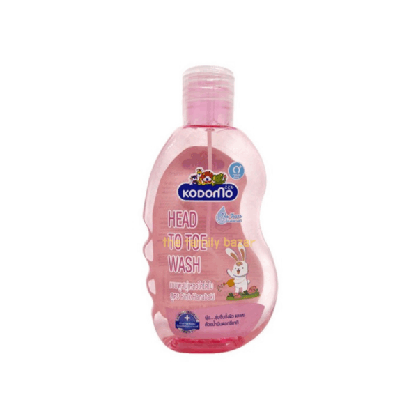 Kodomo Head To Toe Wash Pink Hanabaki | Baby Body Wash 200 ml