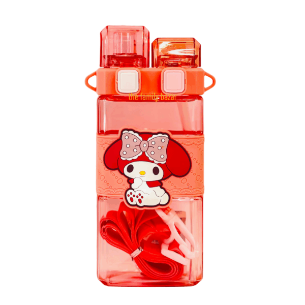 Panda Drinking Water Bottle With Straw 520 ML - Image 2