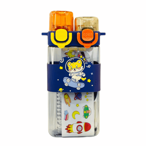 Panda Drinking Water Bottle With Straw 520 ML - Image 4