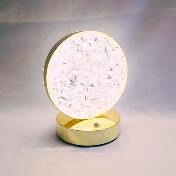 Rechargeable LED Table Lamp | Round Shape Cordless Decorative Desk Lamp - Image 3
