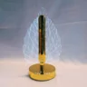 Rechargeable LED Table Lamp | Leaf Shape Cordless Decorative Desk Lamp with Touch & Dimmer