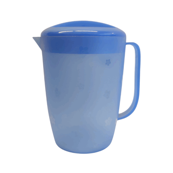 Floral Plastics Jug | 3L Light Blue