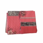 King Size Full Panel Red Bedsheet | Pillow Cover