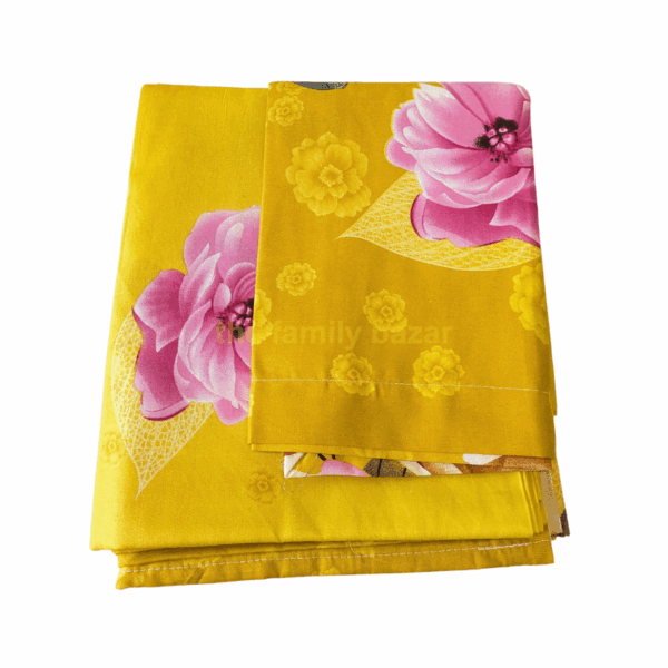 King Size Printed Bedsheet – 30 | With Pillow Cover