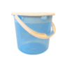 Bath Bucket Pure Plastic Transparent | 10L Blue