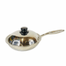 SKB Frying Pan With SS Lid & Bakelite Handle | 24 cm
