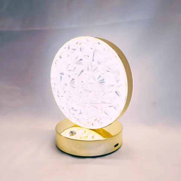 Rechargeable LED Table Lamp | Round Shape Cordless Decorative Desk Lamp - Image 4