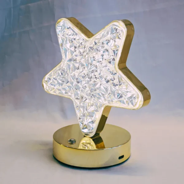Rechargeable Charging Led Table Lamp | Star Shape Decorative Desk Lamp - Image 4