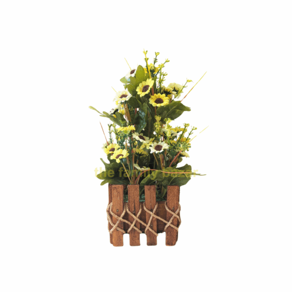 Artificial Flowers & Plants in Plastic Vases | Flowers For Home Decoration