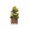 Artificial Flowers & Plants in Plastic Vases | Flowers For Home Decoration