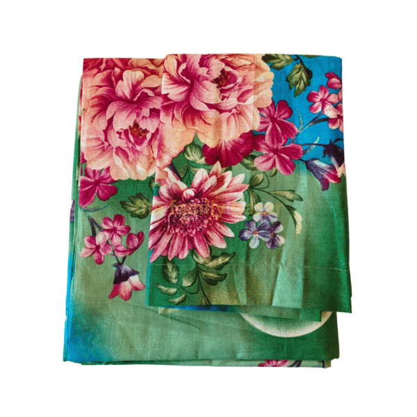 King Size Printed Bedsheet - 15 | With Pillow Cover