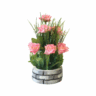 Atificial plastic pink Rose plant | Flowers For Home Decoration