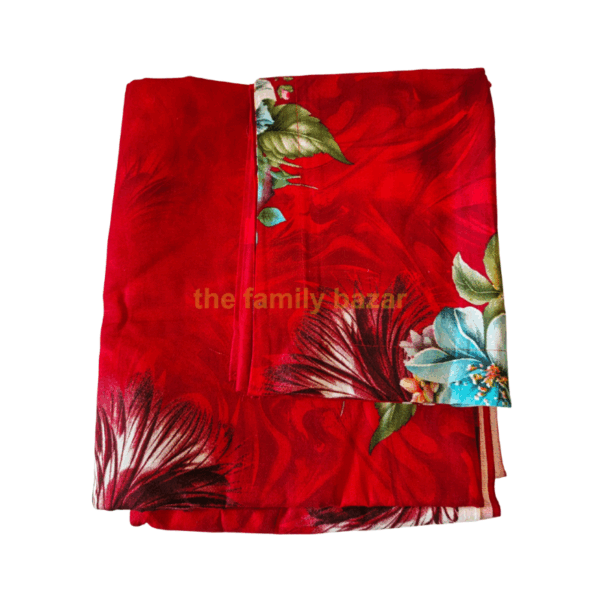 King Size Printed Bedsheet - 16 | With Pillow Cover