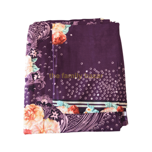 King Size Printed Bedsheet - 18 | With Pillow Cover