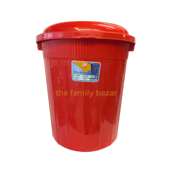 RFL Drum Bucket With Lid | 50L Red - Image 2