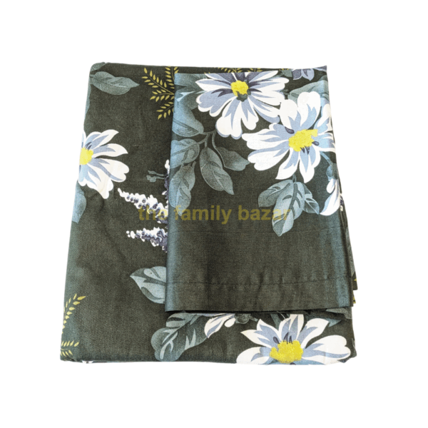 King Size Printed Bedsheet - 19 | With Pillow Cover