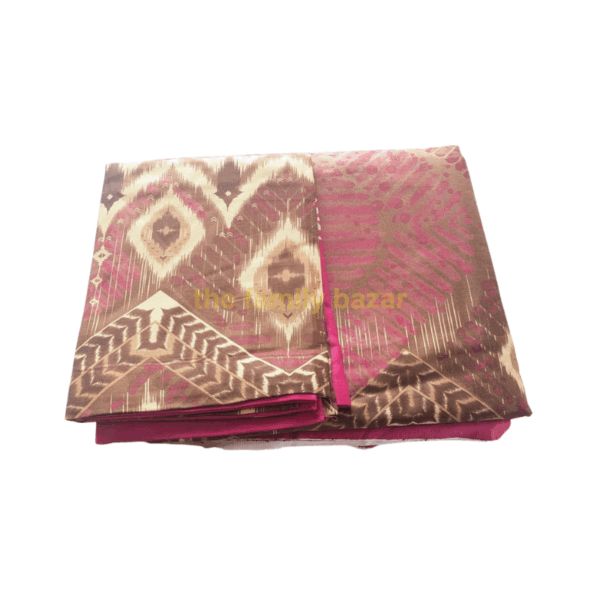 King Size Printed Bedsheet – 34 | With Pillow Cover