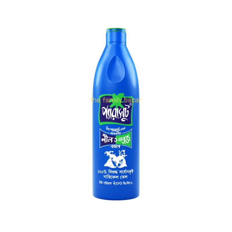 Parachute Blue Green Cap 200ml 200
