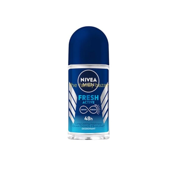 Nivea Men Deo Roll On | Fresh Active 50ml