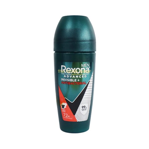 Rexona Men a Roll On | Advanced Invisible Antibacteri 45ml