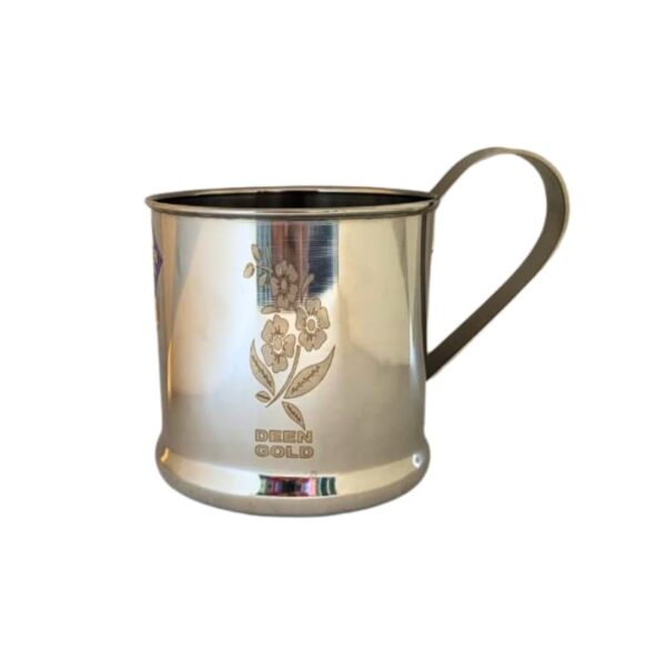 Stainless Steel Laser Printed Mug | With Glossy Finish