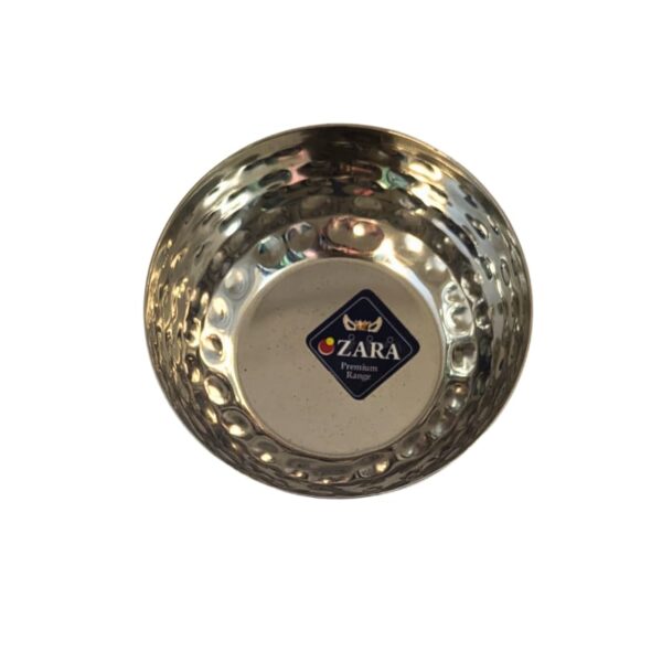 Silver 20G Stainless Steel | Hammer Serving Bowl