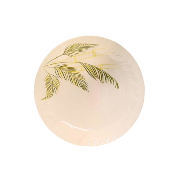 Crazy Coup Plate Green Leaf | Italiano 10.3"