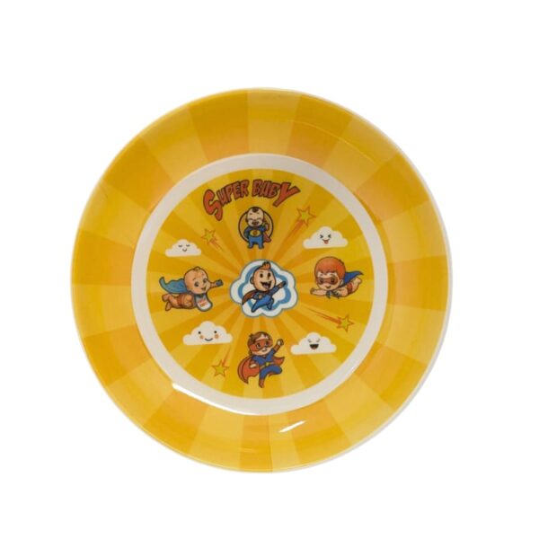 RFL Italiano Melamine Baby Coup Plate | Super Baby 08 Inches