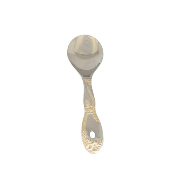 Stainless Steel Rice Spoon | Golden Design Heavy Quality