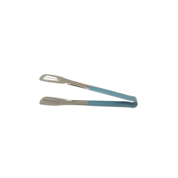 Stainless Steel Blue Vinyl Coated  | Utility Tong Long plen 23 cm