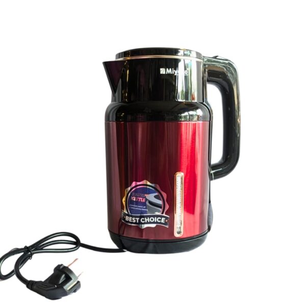 Miyako Stainless Steel Electric Kettle | Cordless Fast Boiling 2.3 ltr
