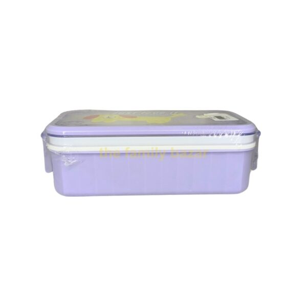 Creative Transparent Tiffin Box | Purple - Image 2