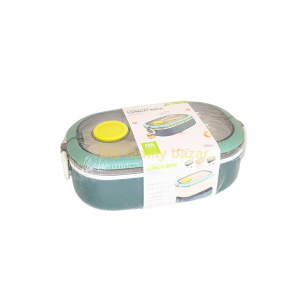 WestBury Plastic Bento Tiffin Box | Durable Food-Grade Plastic Box with Fork & Spoon
