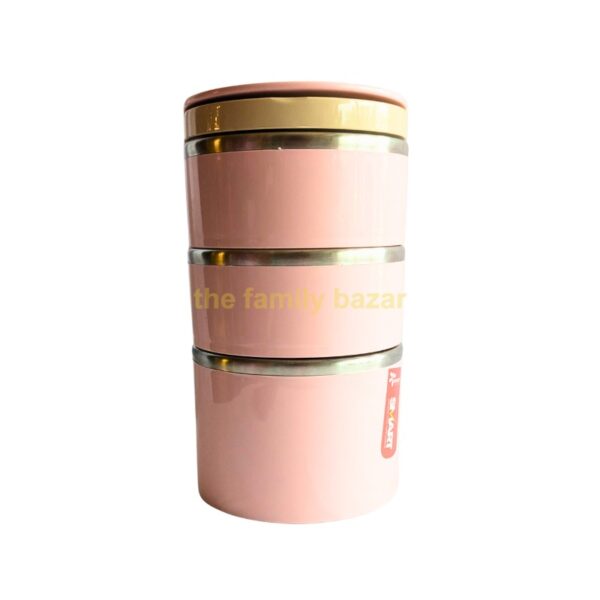 Winner Smart 3 Layer Food Carrier | Pink