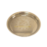 CRAFT PURE Brass Flower Stainless Steel Plate | High Elegant Finishing