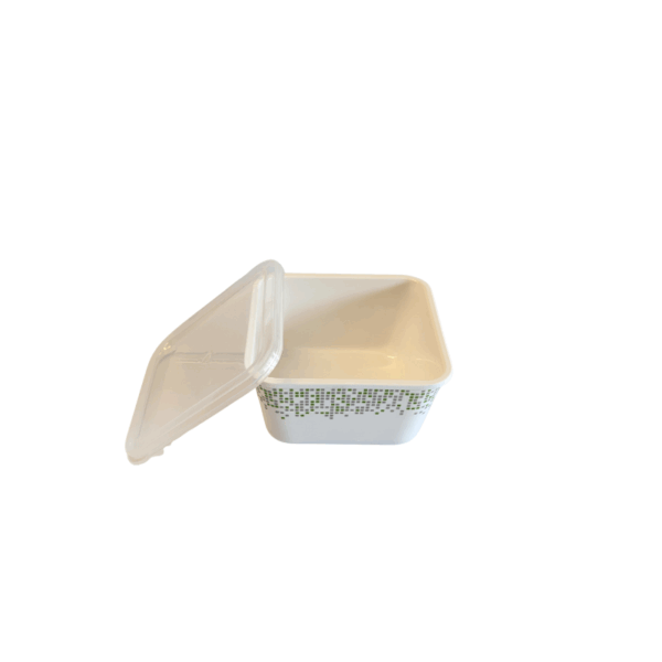 Square Food Storage Container | with Lid Modern Design