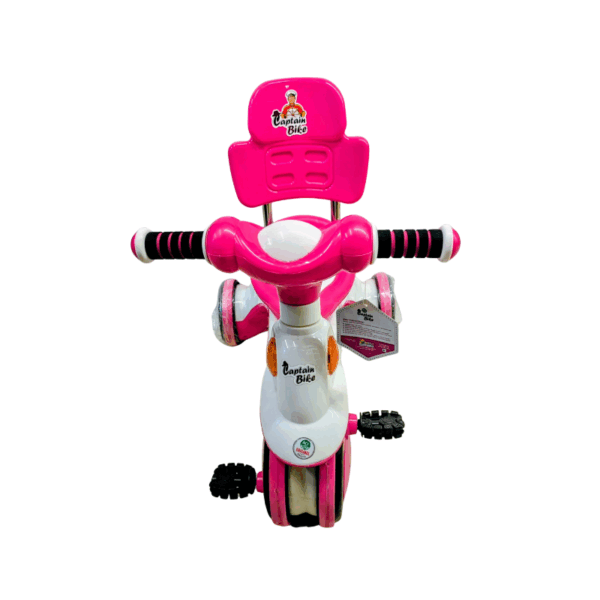 Rock Rider Try Cycle with Music and Light| Tricycle For Kids and Babies (Pink) - Image 2