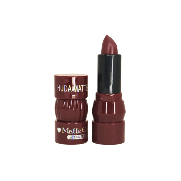 HUDA Matte Long Lasting Lipstick – Wine Red Shade