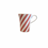 Red White Coffee Travel Mug | Candy Cane Stripe
