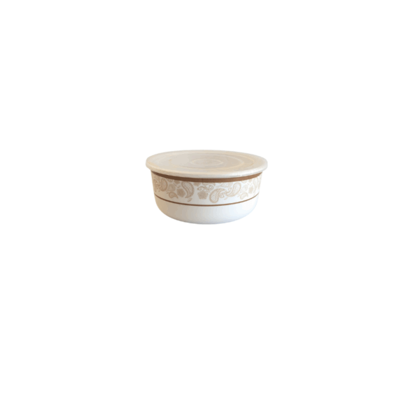 Round Storage Bowl with Lid | Elegant Design - Image 2