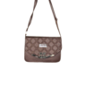 Sophisticated Quilted Brown Sling Bag