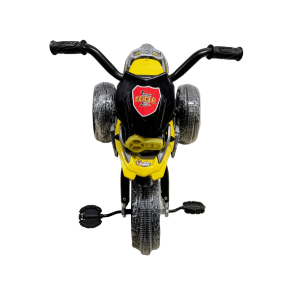 A.C.I Captain Spider Bike With Music | Tricycle For Kids and Babies (Yellow) - Image 2